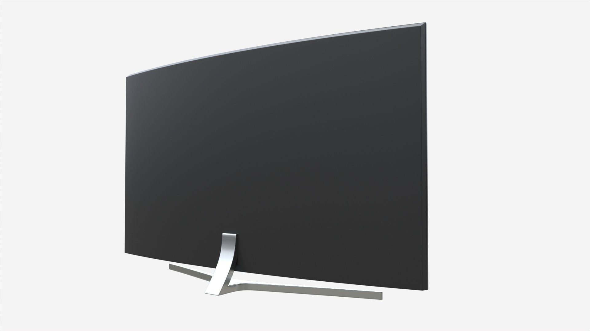 Curved Smart TV 65-inch 3D model_1