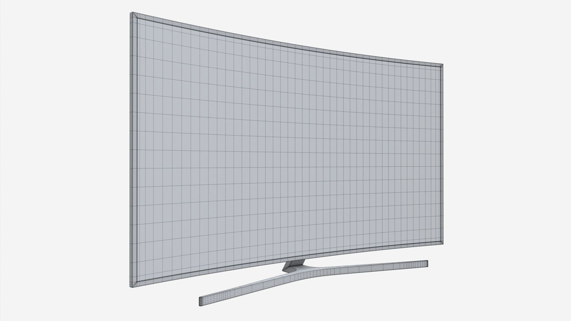 Curved Smart TV 65-inch 3D model_5