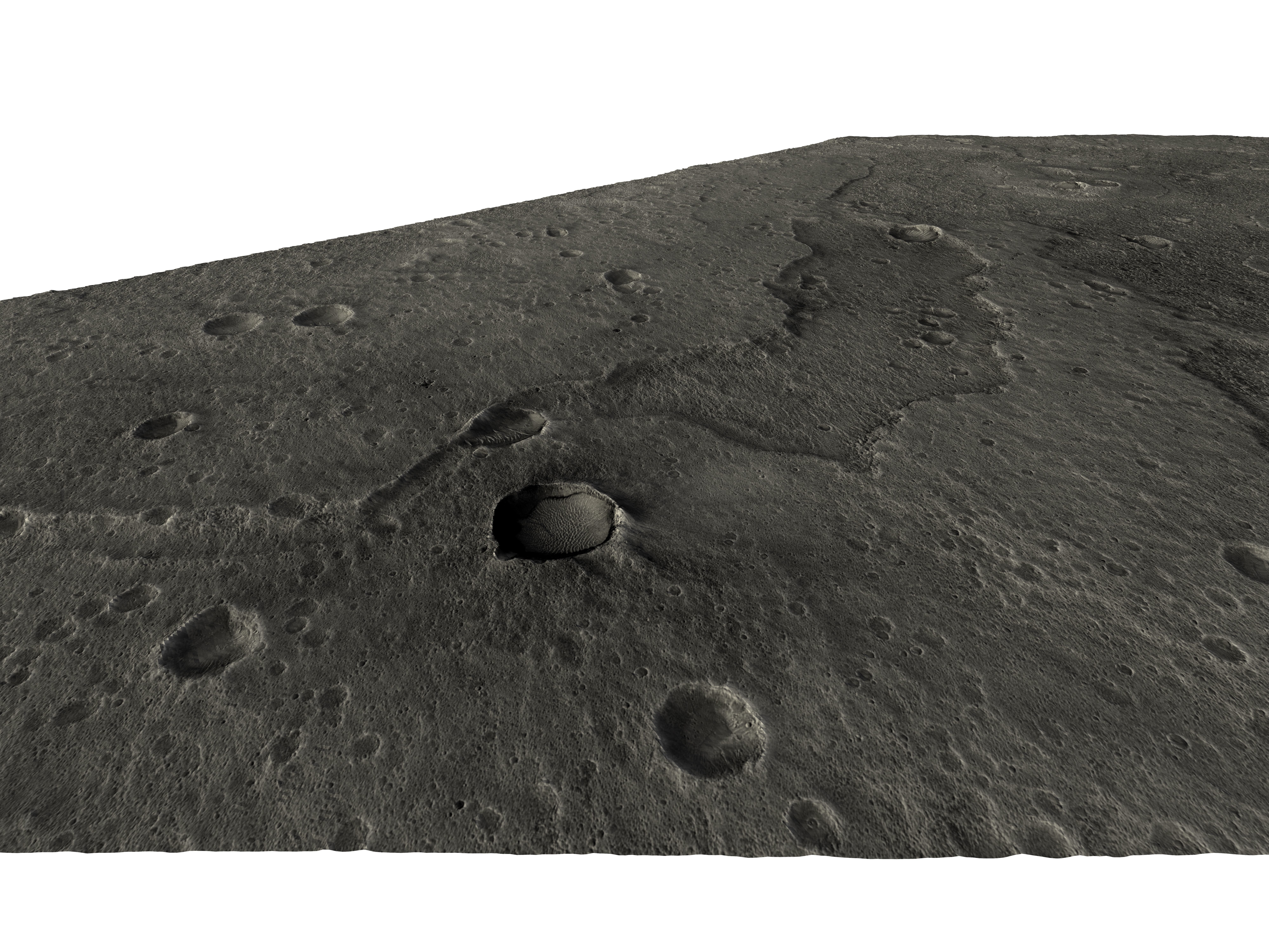 MARS VR - Small Mounds in Chryse Planitia 3D model_2