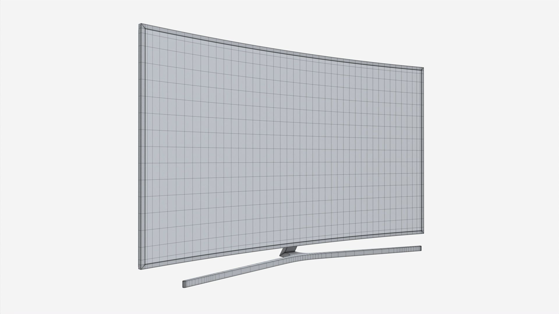 Curved Smart TV 88-inch 3D model_5