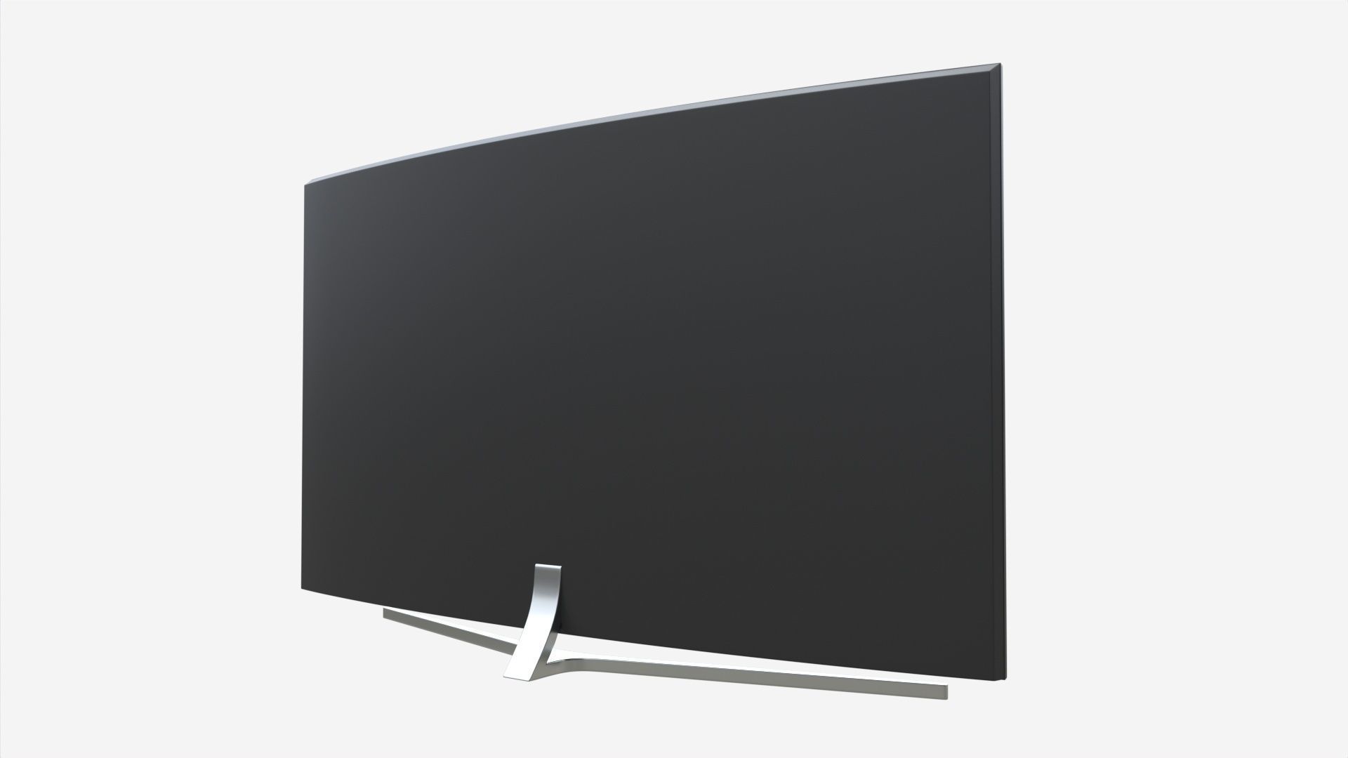 Curved Smart TV 88-inch 3D model_1