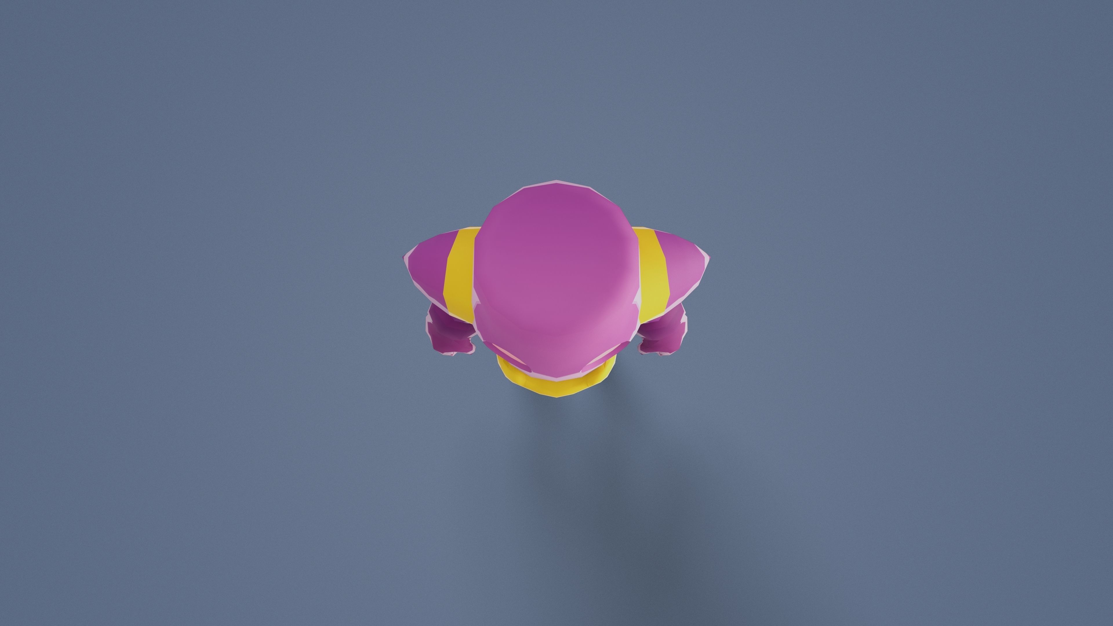 Cartoon Characters - Small Devil Warrior Low-poly 3D model_13