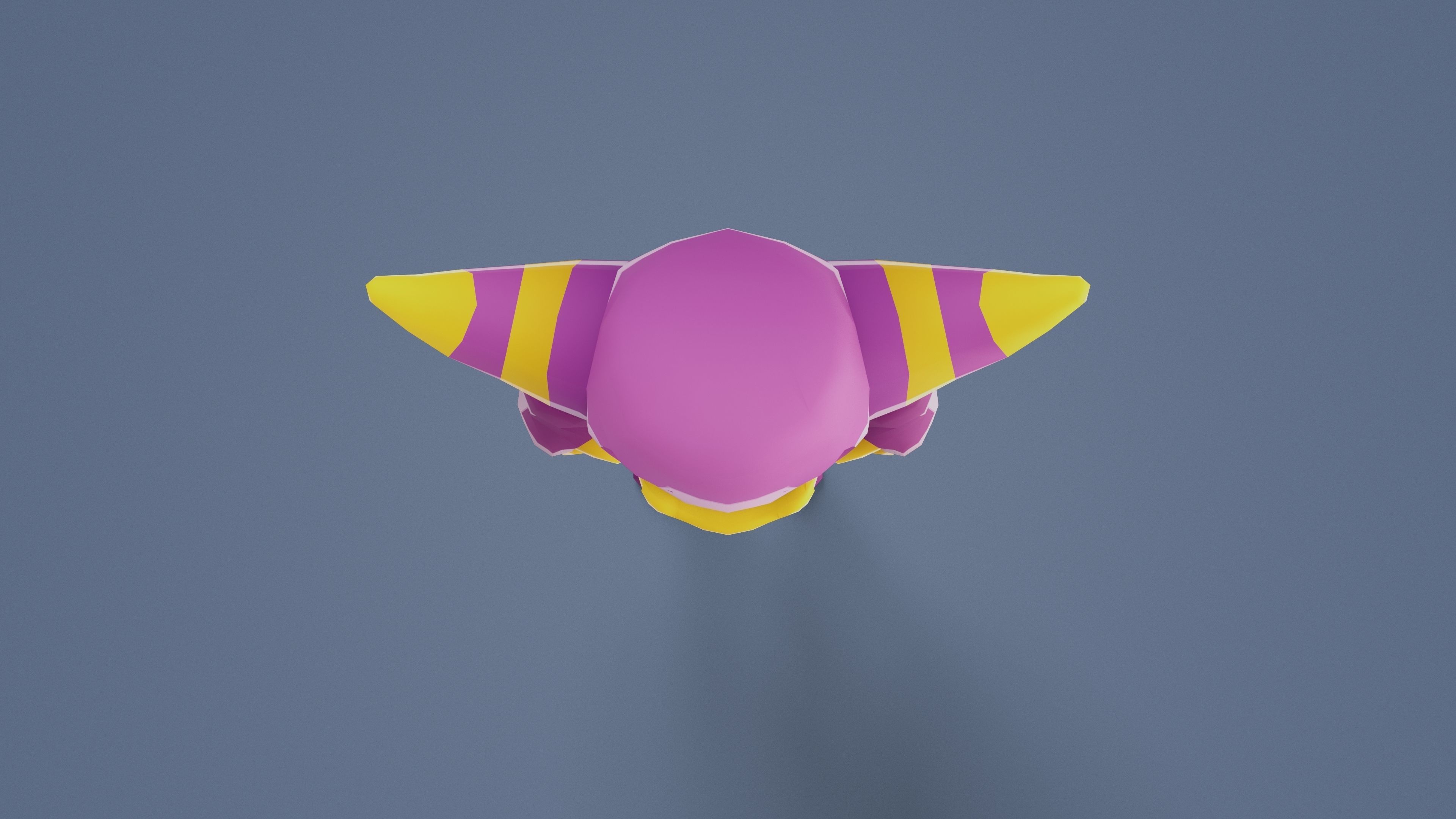 Cartoon Characters - Medium Devil Warrior Low-poly 3D model_13