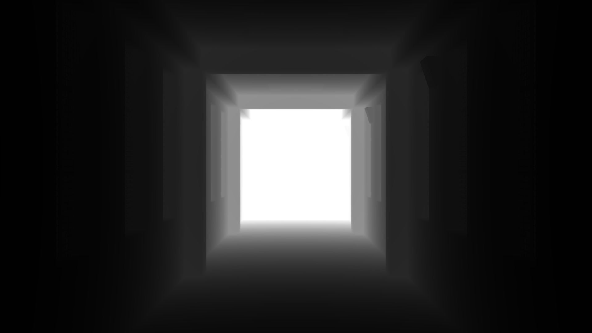 Hospital  Hall Way- corridor - Empty Hall way Low-poly 3D model_7