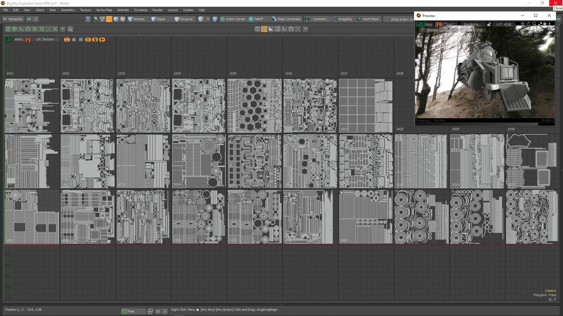 Good old Big Boy Low-poly 3D model_18