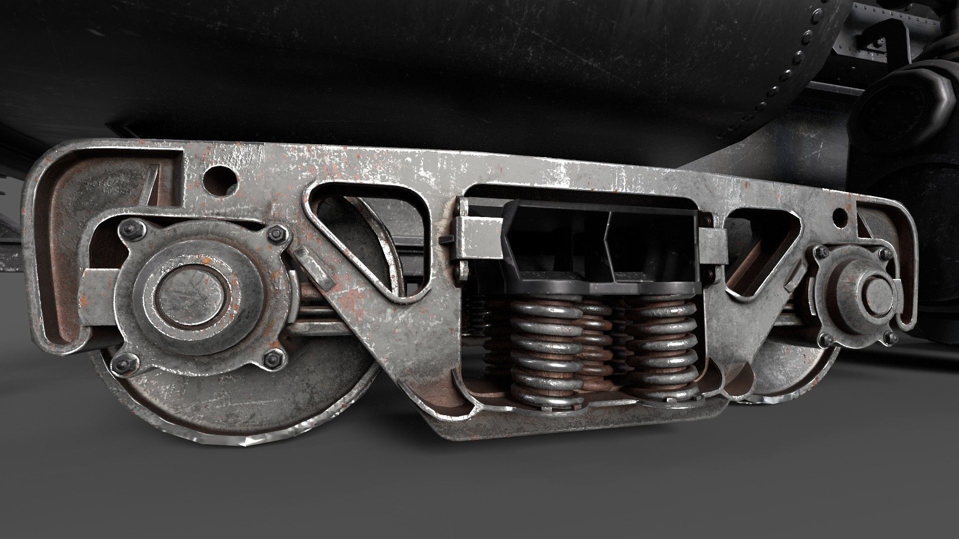 Good old Big Boy Low-poly 3D model_5