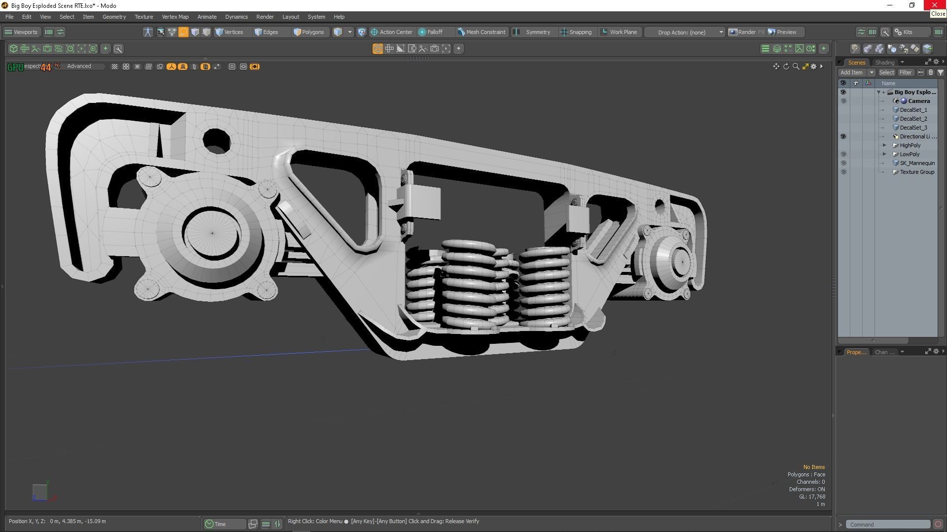 Good old Big Boy Low-poly 3D model_13
