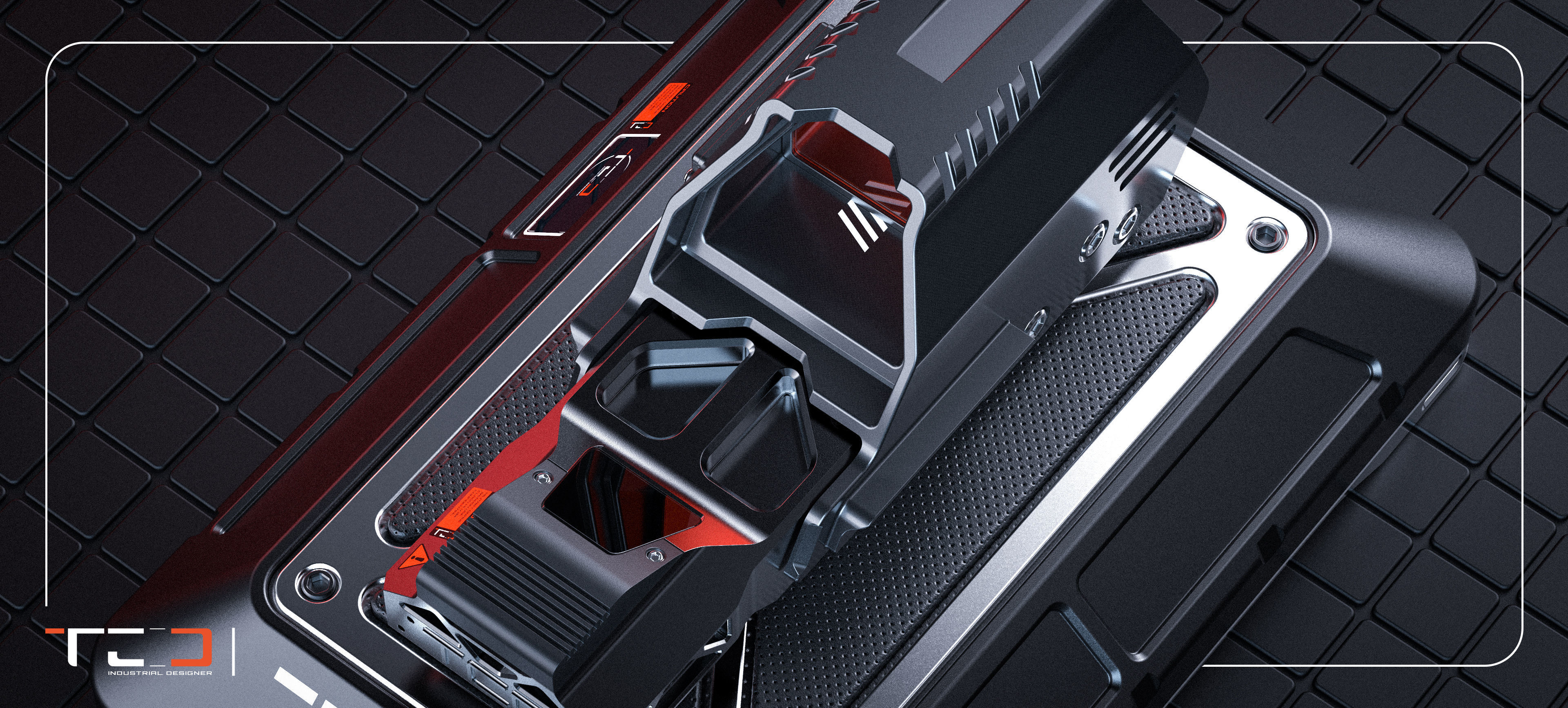 Holographic Sight 3D model_1