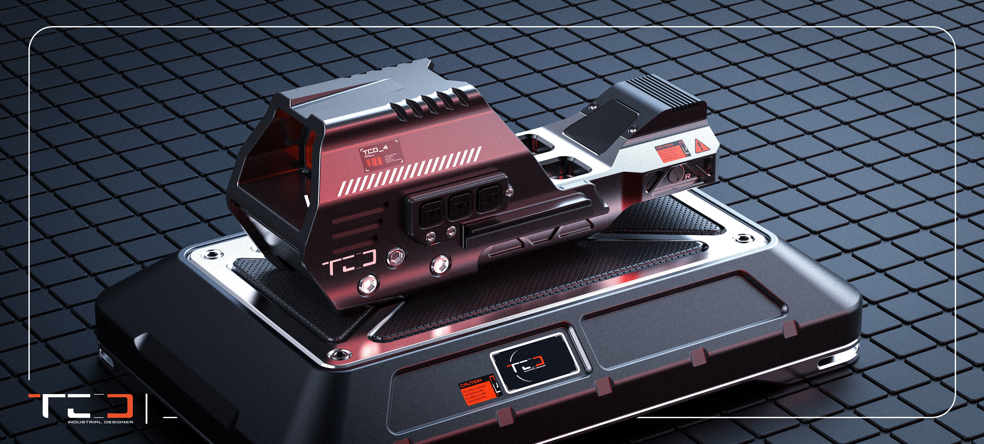 Holographic Sight 3D model_3