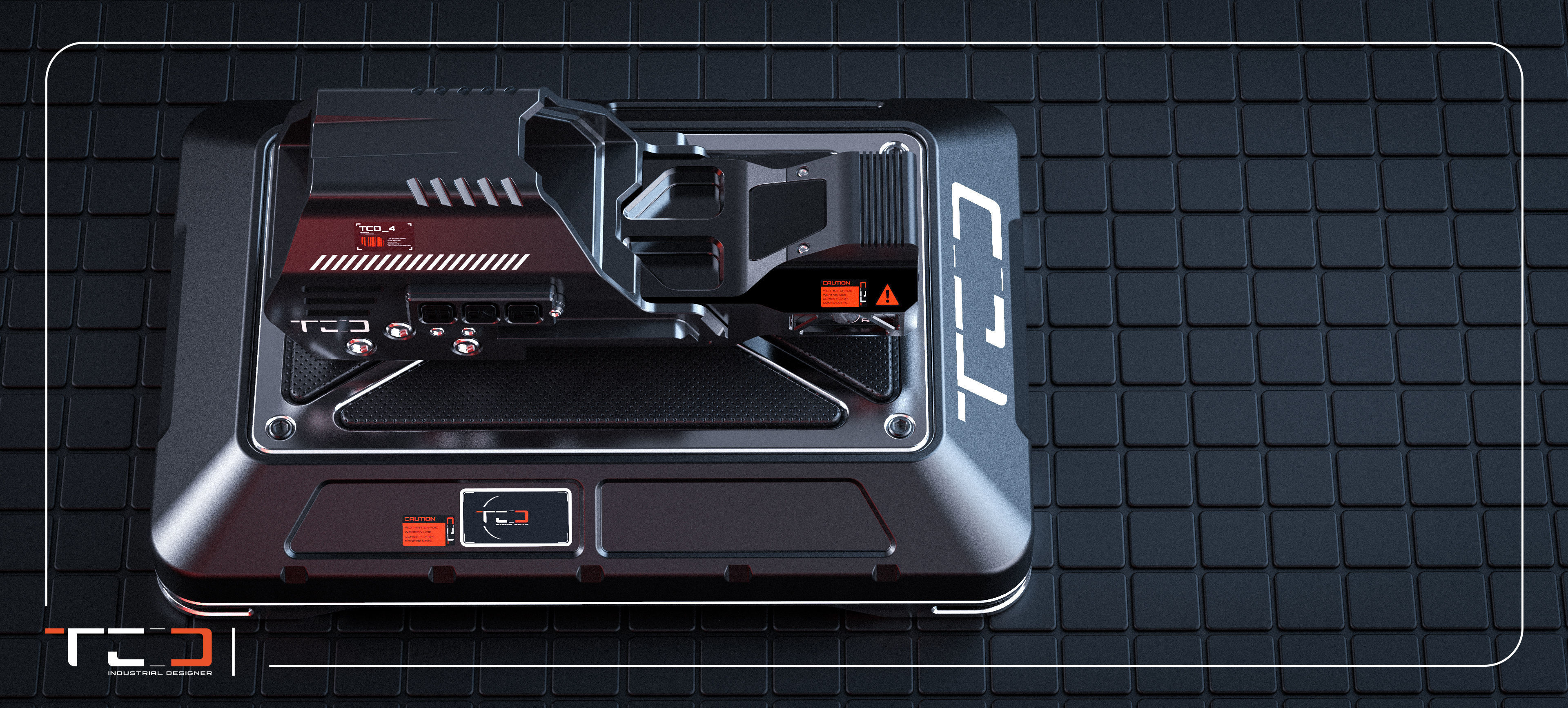 Holographic Sight 3D model_2
