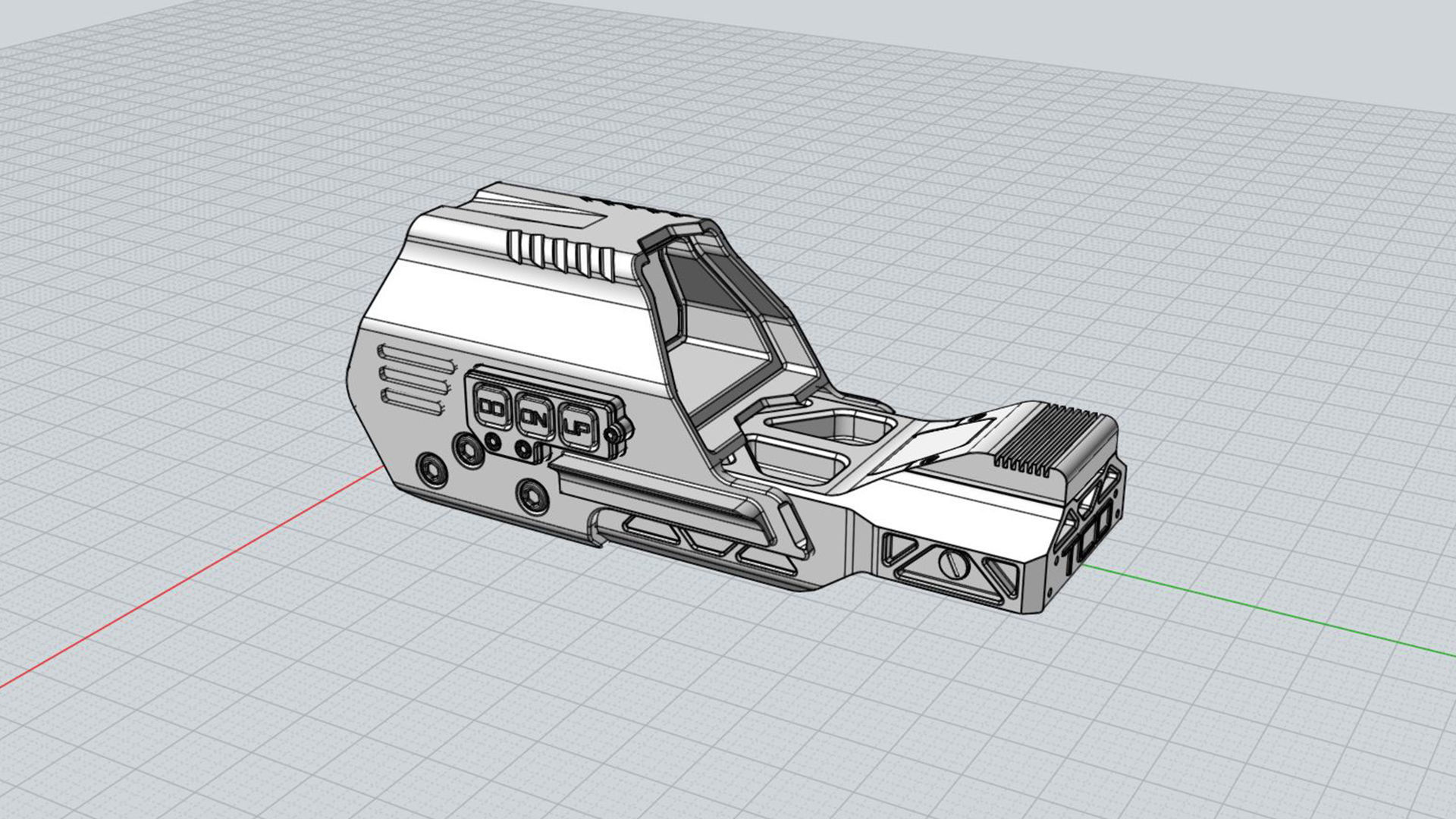 Holographic Sight 3D model_4