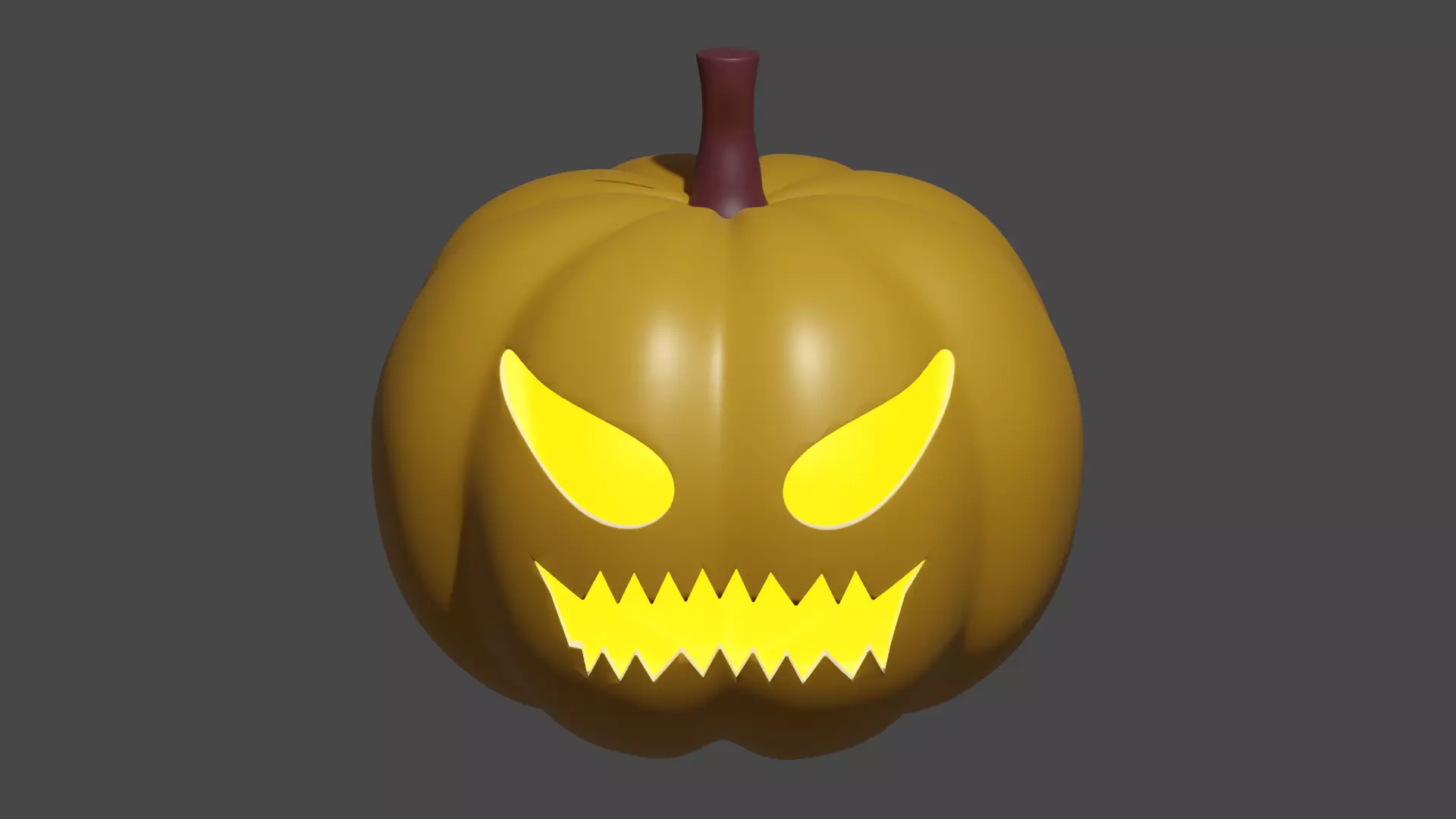 Jack o lantern NO5 3D model_0