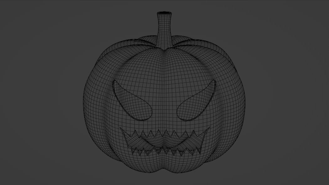 Jack o lantern NO5 3D model_1