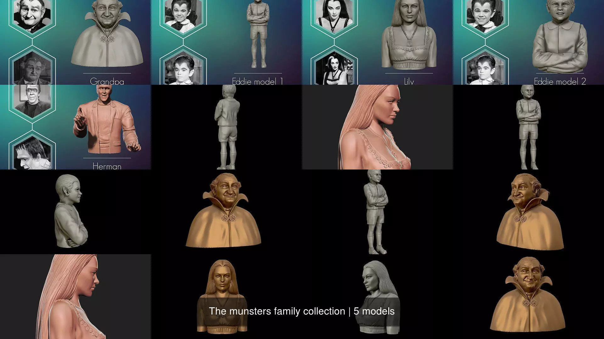 The munsters family collection _6