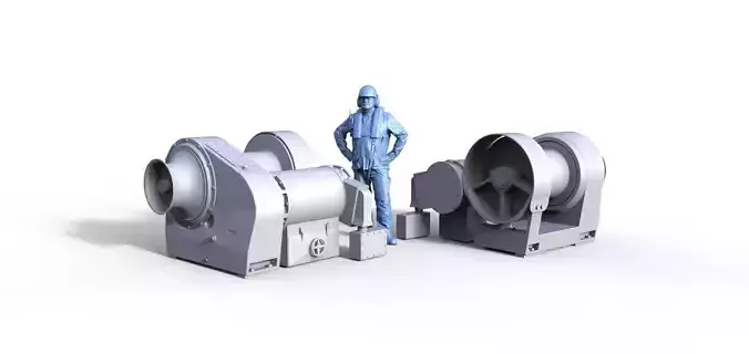 Large winch for Cap San Diego Hamburg