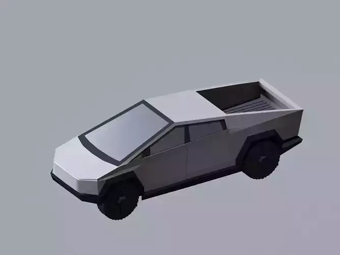 Cyber Truck Low-Poly