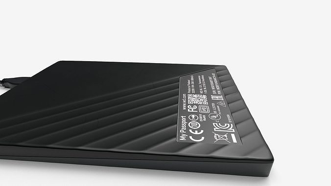 Rigged HDD Drive Free 3D model