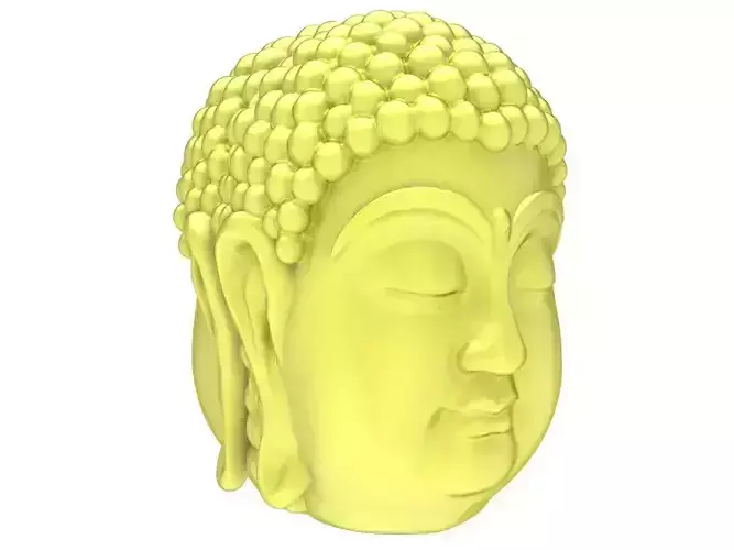 24k charm head buddha pendant 3940