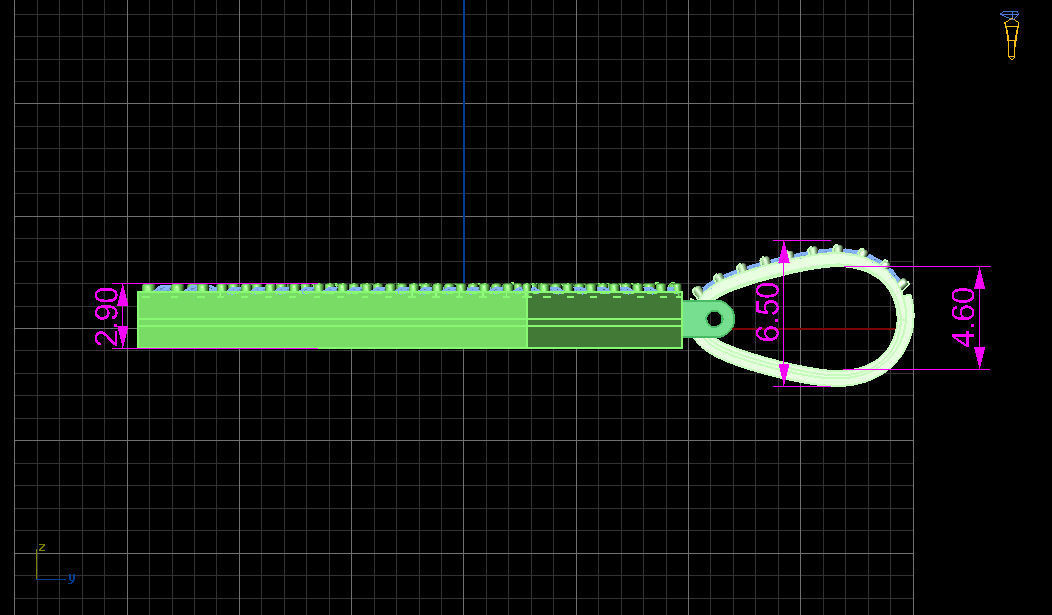 DIAMOND SHAPED PENDANT 3D print model_3