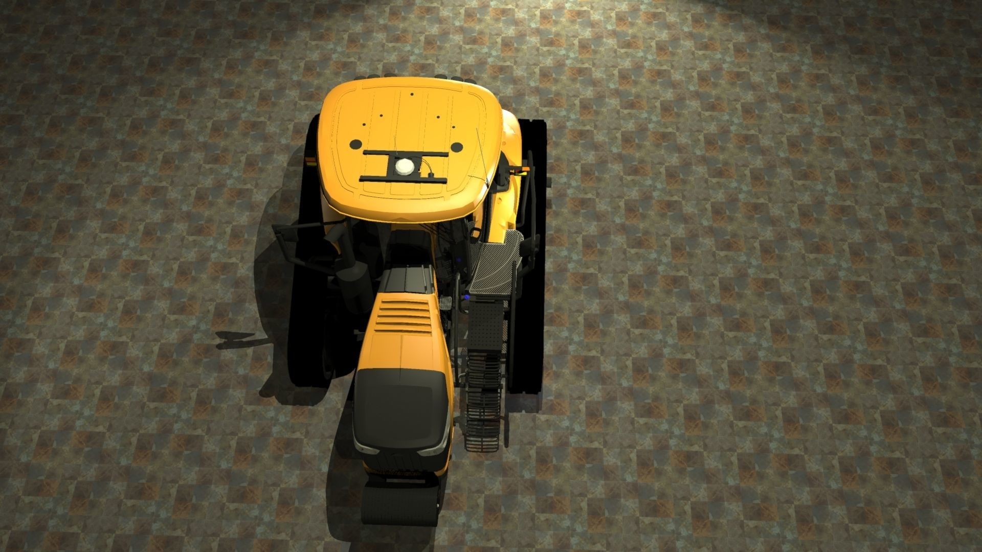 Challenger MT765E Low-poly 3D model_3