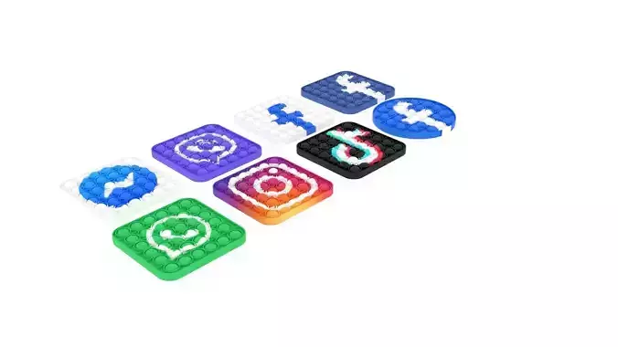 Applications Pop It Fidget Toys Set