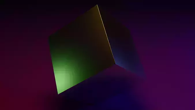 Cube Blender Free 3D model