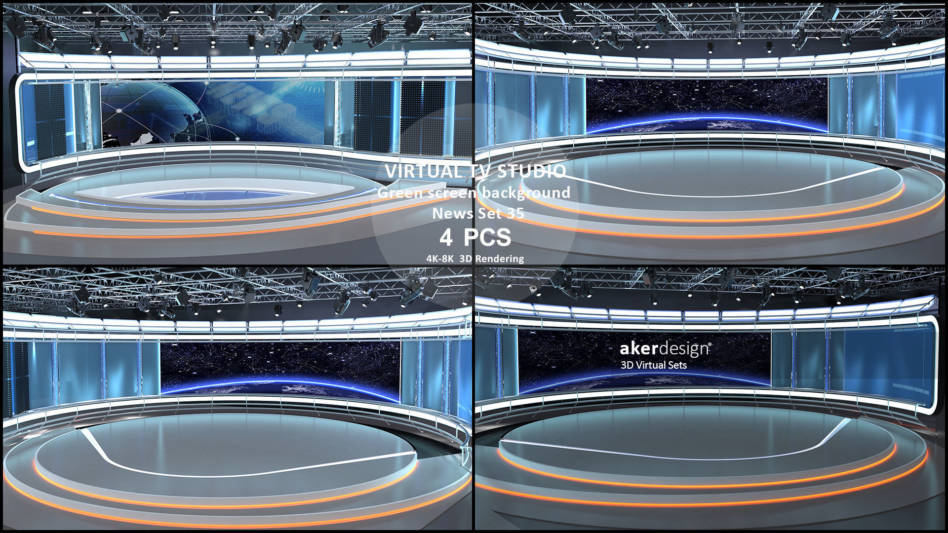 Virtual TV Studio Sets - Collection Vol 16 - 9 PCS DESIGN _47