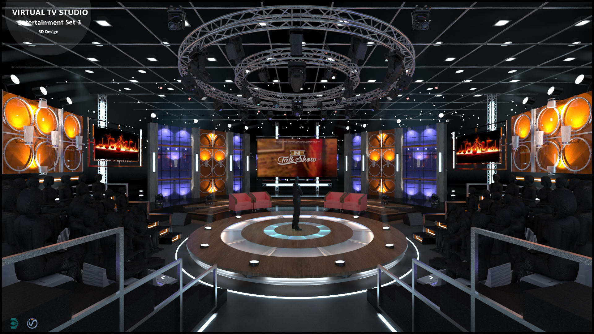 Virtual TV Studio Sets - Collection Vol 16 - 9 PCS DESIGN _28