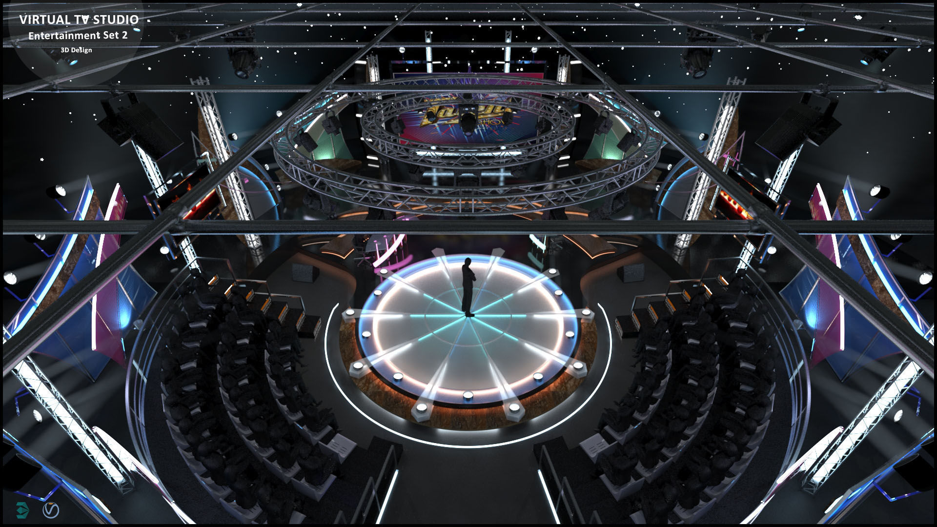 Virtual TV Studio Sets - Collection Vol 16 - 9 PCS DESIGN _128