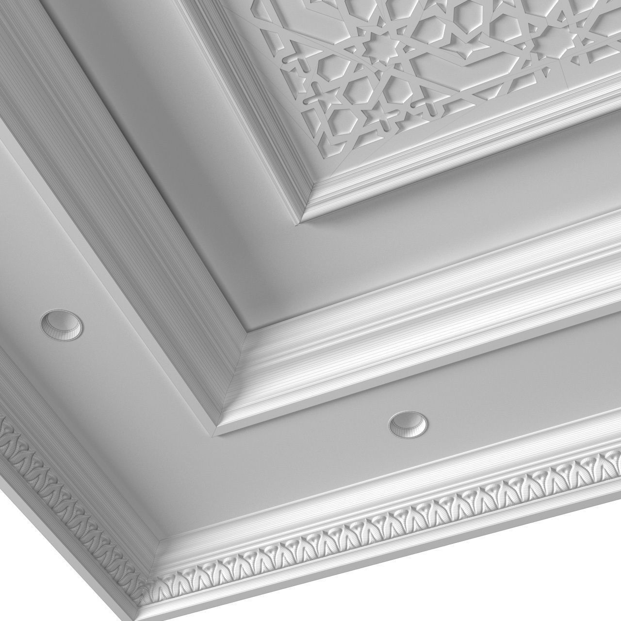 Ceiling in oriental style Arabic Ceiling 3D model_3