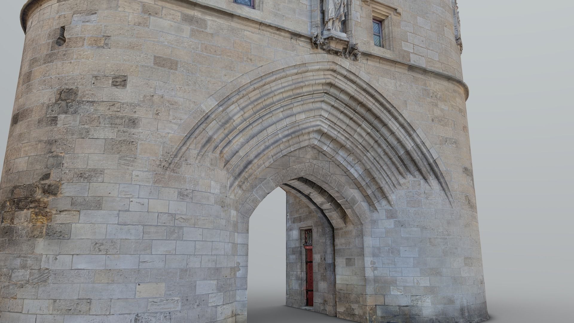 Porte Cailhau Bordeaux - photogrammetry 3D model_4