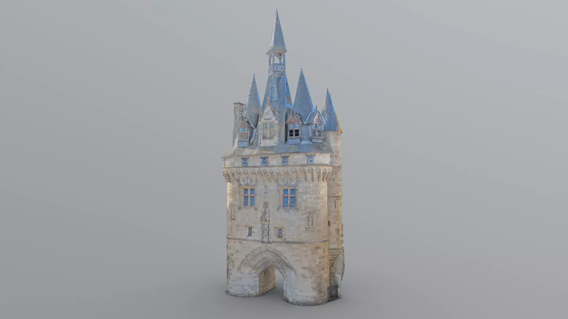 Porte Cailhau Bordeaux - photogrammetry 3D model_0