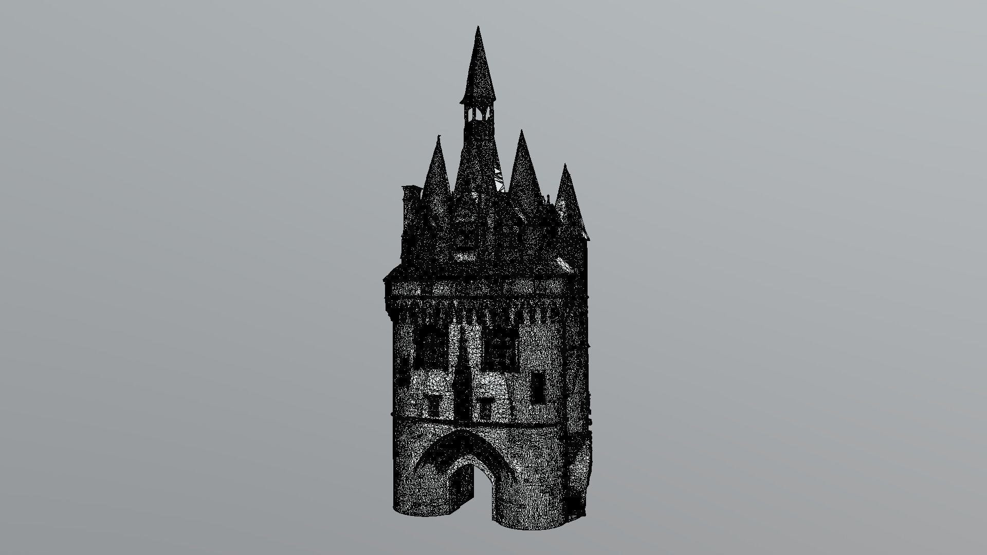 Porte Cailhau Bordeaux - photogrammetry 3D model_6
