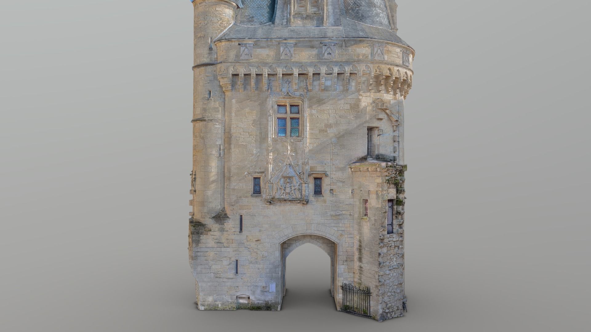 Porte Cailhau Bordeaux - photogrammetry 3D model_2