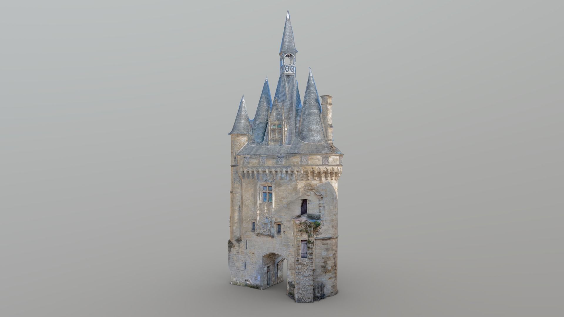Porte Cailhau Bordeaux - photogrammetry 3D model_1