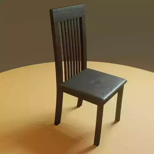 Chair 2 dining - dining Low-poly 3D model