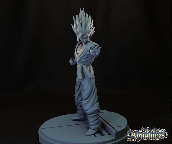 MARVEL CRISIS PROTOCOL GOHAN PRESUPPORTED INCLUDED 3D print model