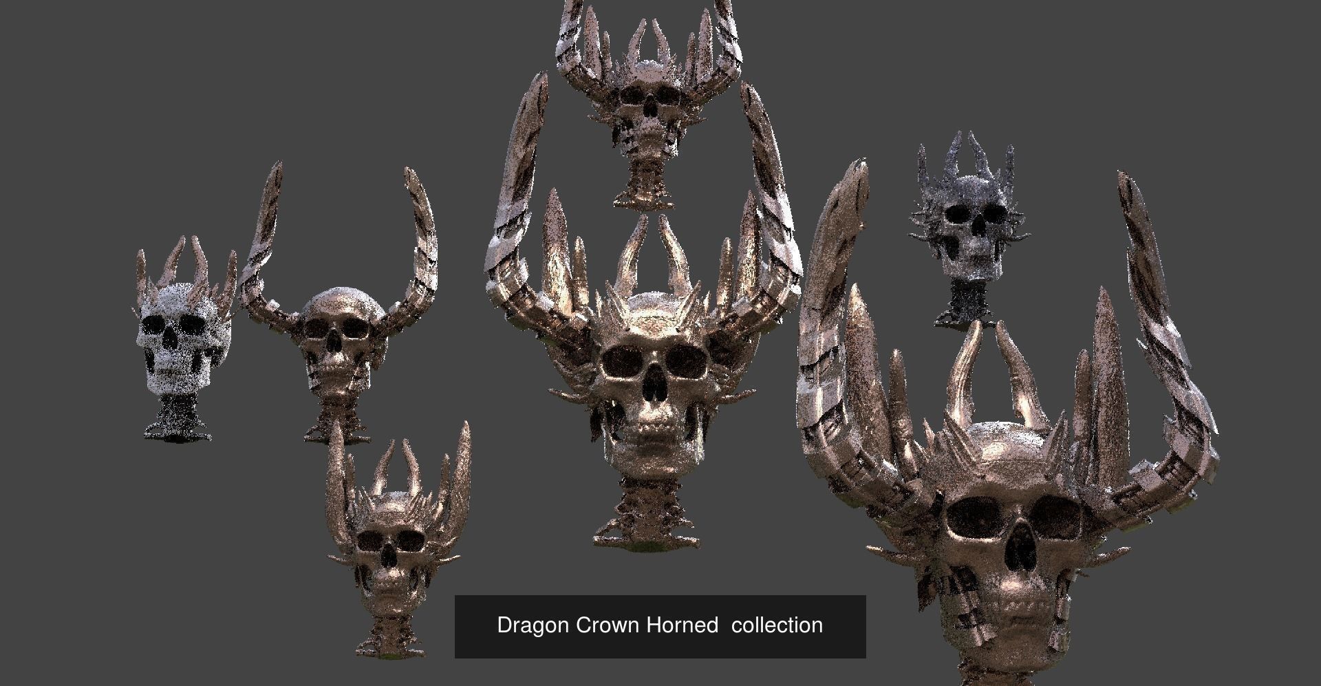 Scull Collection 1 3D skull _19