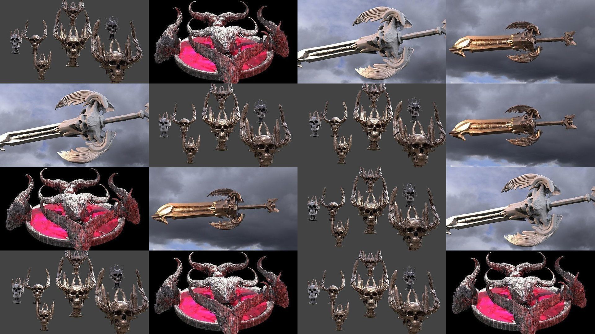 Scull Collection 1 3D skull _1