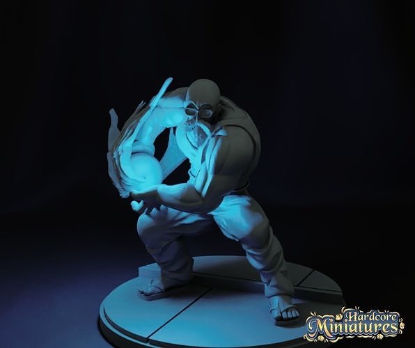 MARVEL CRISIS PROTOCOL ROSHI PRESUPPORTED INCLUDED 3D print model