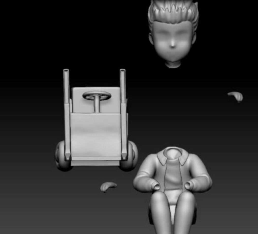 SHENMUE - RYO HAZUKI - TOY CAPSULE 3D print model_3