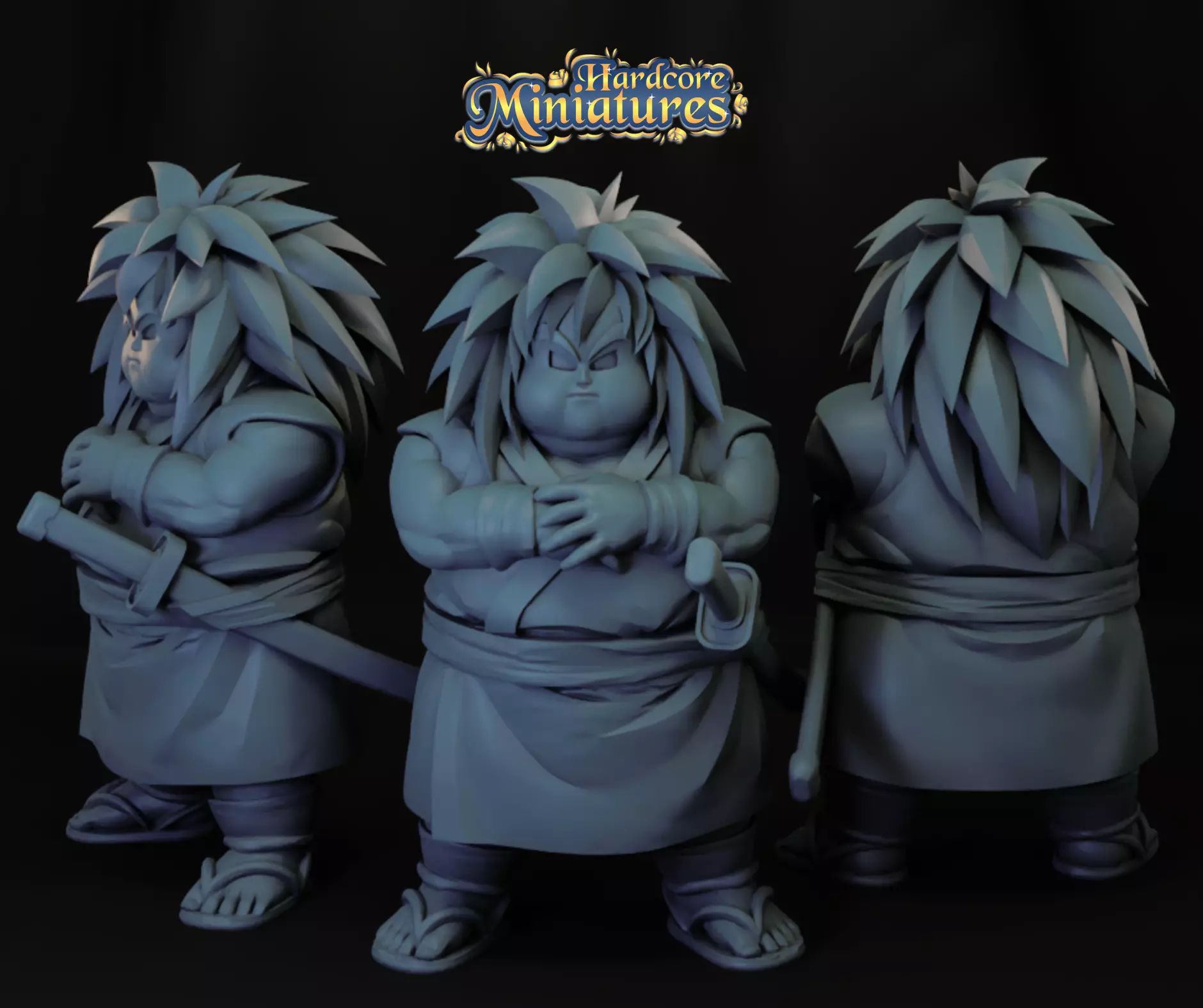 MARVEL CRISIS PROTOCOL YAJIROBE PRESUPPORTED INCLUDED 3D print model_0