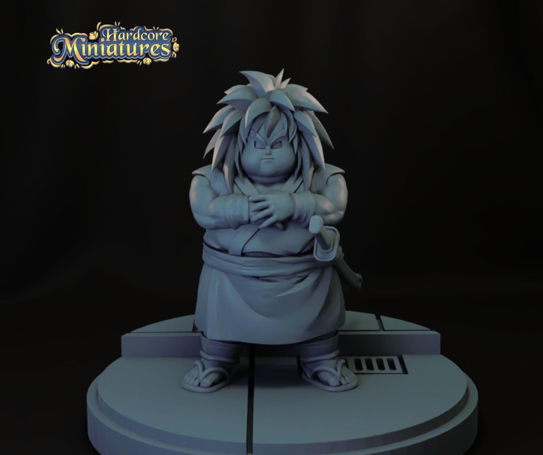 MARVEL CRISIS PROTOCOL YAJIROBE PRESUPPORTED INCLUDED 3D print model_1