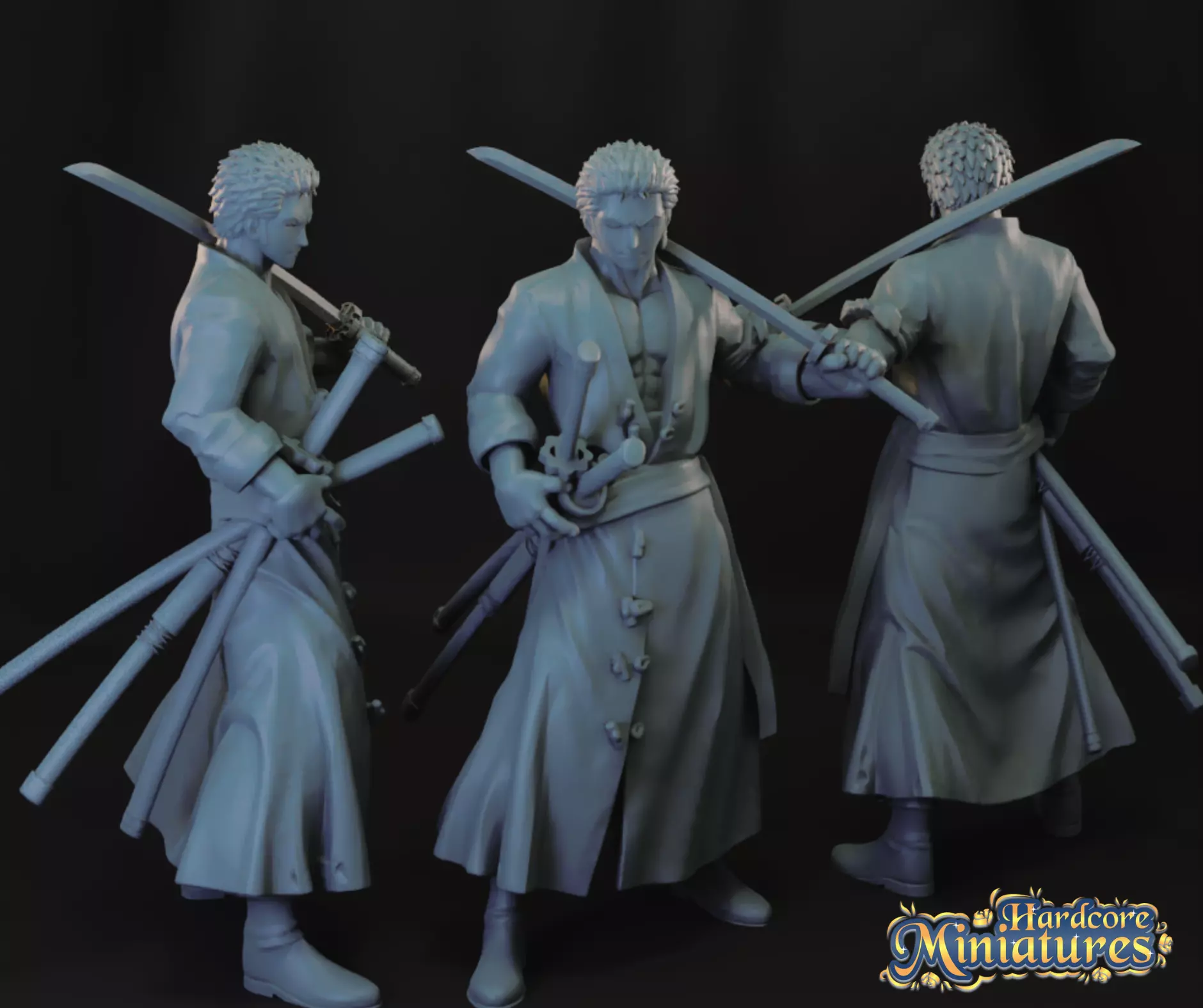 MARVEL CRISIS PROTOCOL ZORO PRESUPPORTED INCLUDED 3D print model_0