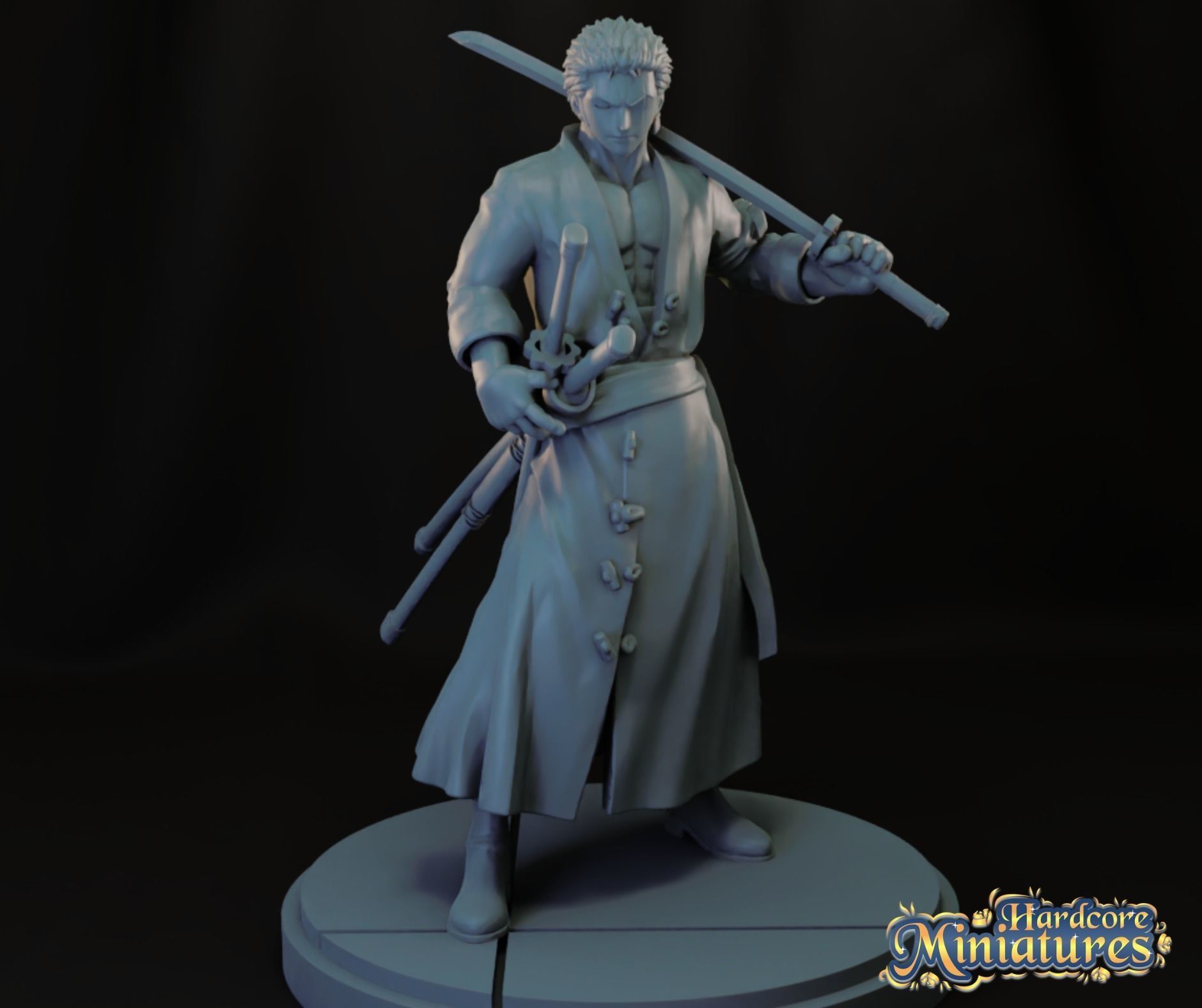 MARVEL CRISIS PROTOCOL ZORO PRESUPPORTED INCLUDED 3D print model_1