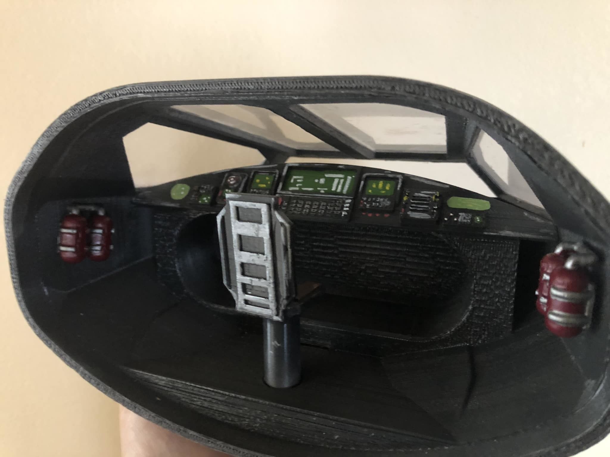 obiwan kenobi dropship  3D print model_6