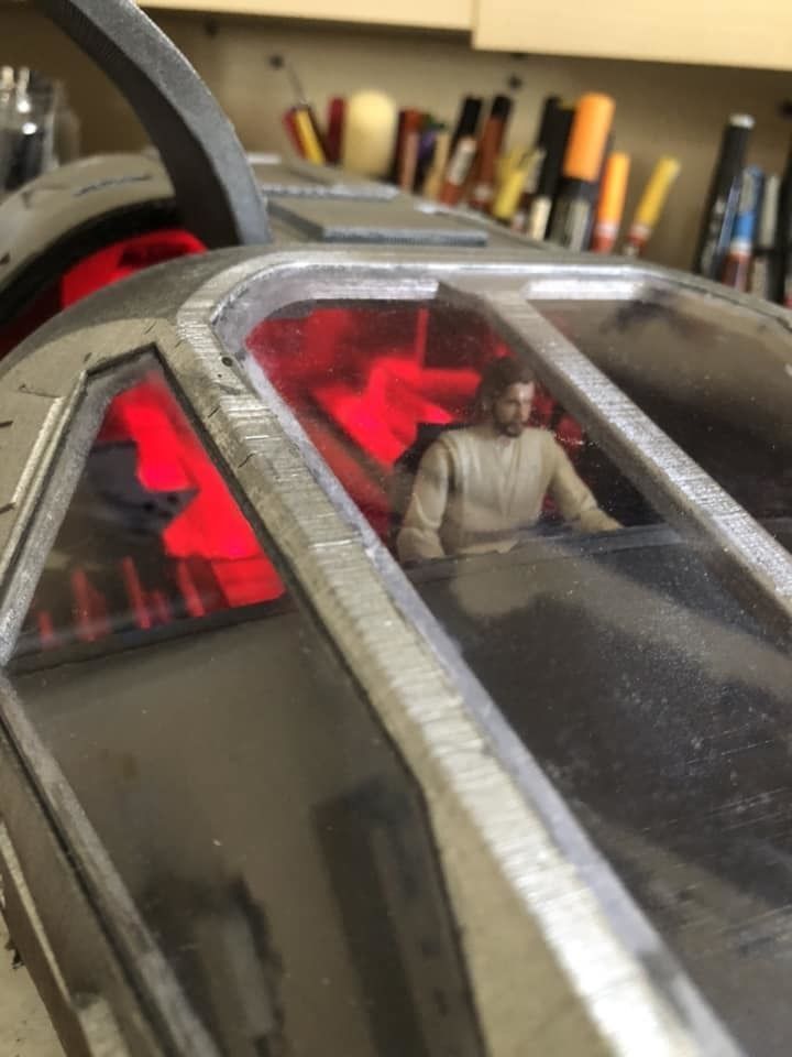 obiwan kenobi dropship  3D print model_2