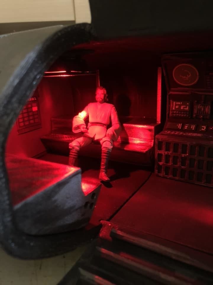 obiwan kenobi dropship  3D print model_3
