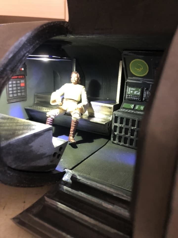 obiwan kenobi dropship  3D print model_4