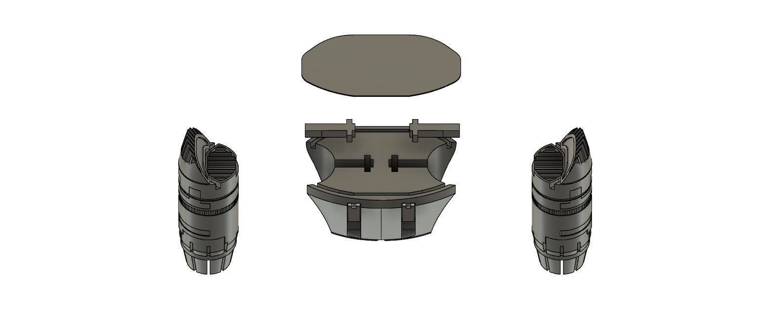 obiwan kenobi dropship  3D print model_10